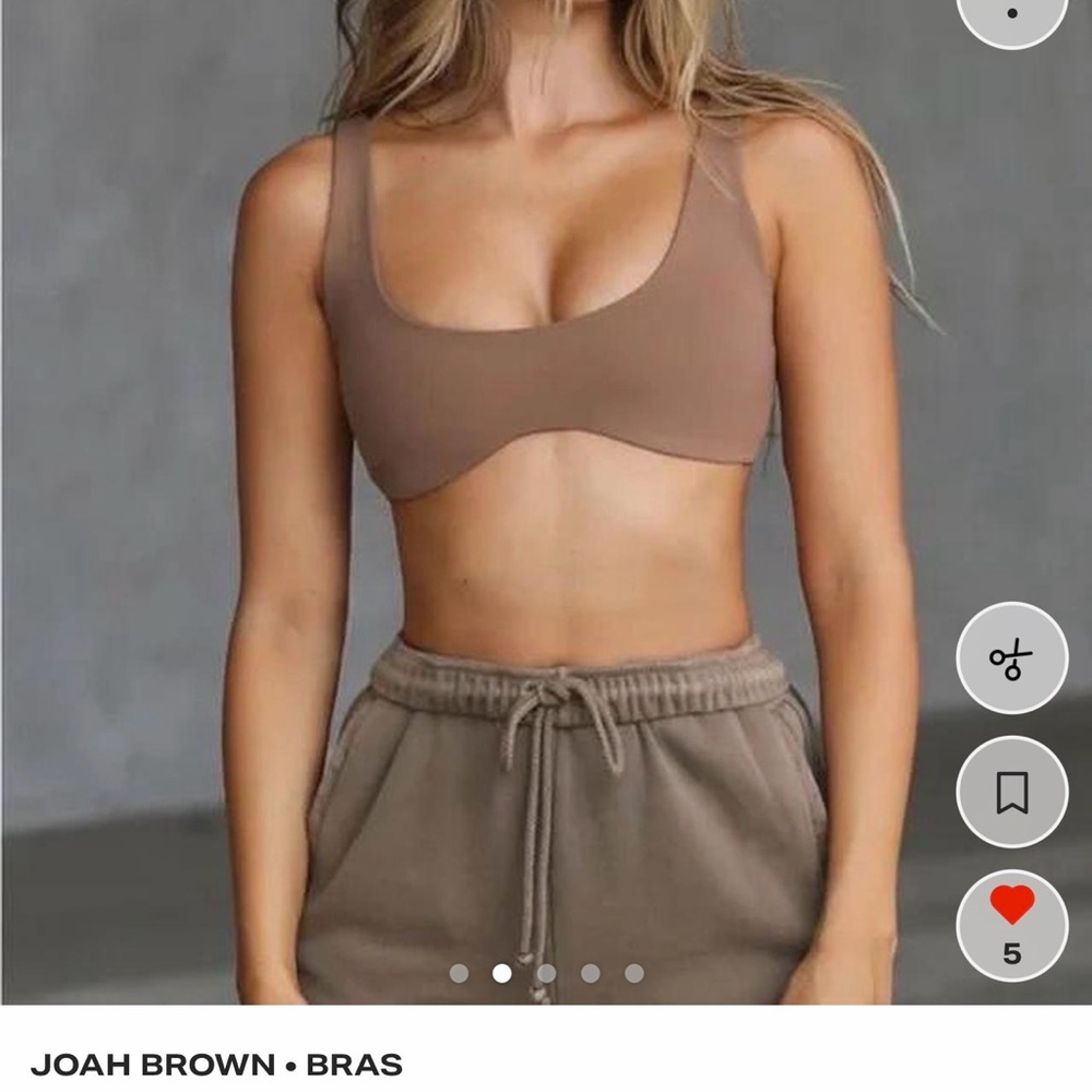 Joah Brown Taupe Sports Bra